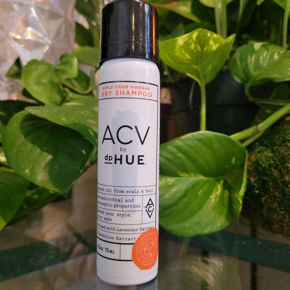 dp Hue ACV Apple Cider Vinegar Dry Shampoo Absorbs Oil Hair Scalp Cleansing 75ml